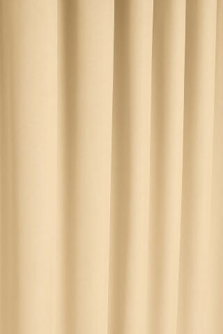 Luna Serisi Kadife Dokulu Fon Perde Açık Bej