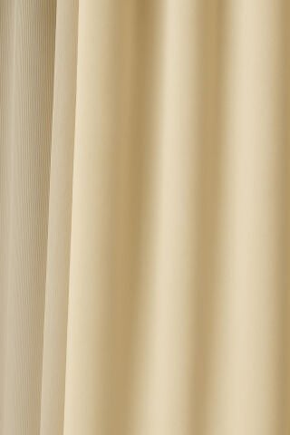 Luna Serisi Kadife Dokulu Fon Perde Açık Bej