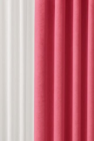 Barcelona Kadife Dokulu Fon Perde Pembe