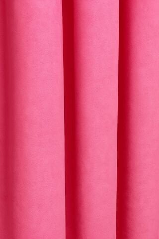 Barcelona Kadife Dokulu Fon Perde Pembe