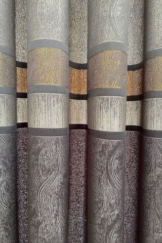 Berlin Pano Fon Perde - Gri