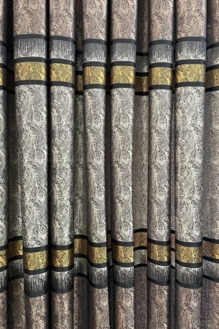 Berlin Pano Fon Perde - Kahverengi