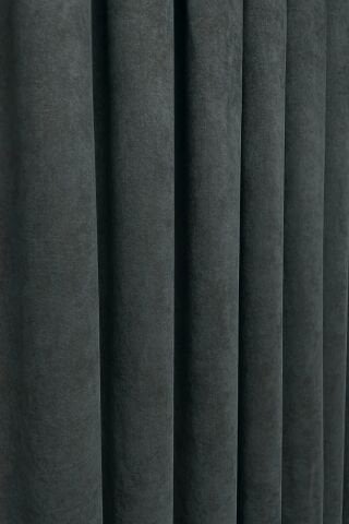 Barcelona Kadife Dokulu Fon Perde Antrasit