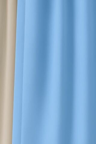 Luna Serisi Kadife Dokulu Fon Perde Bebe Mavisi